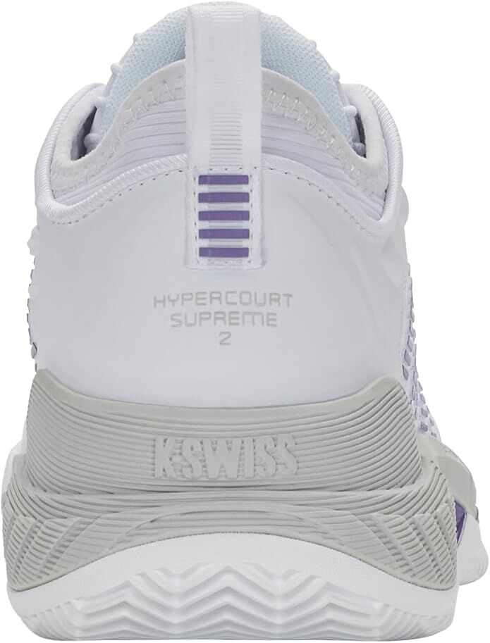 Load image into Gallery viewer, K-Swiss Womens Hypercourt Supreme 2 Clay Herrinbone Tennis Shoes in White/Lunar-4
