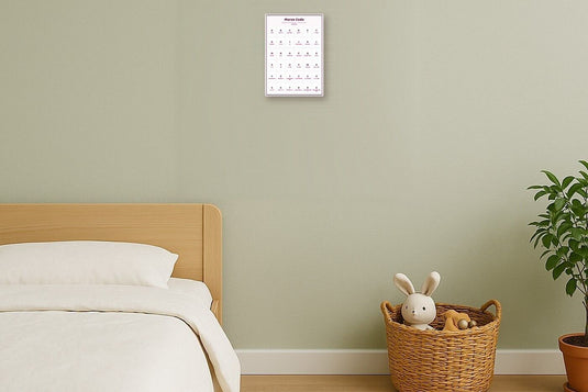Morse Code: A4 Matte Laminated Educational Poster Print - 210x297mm-2