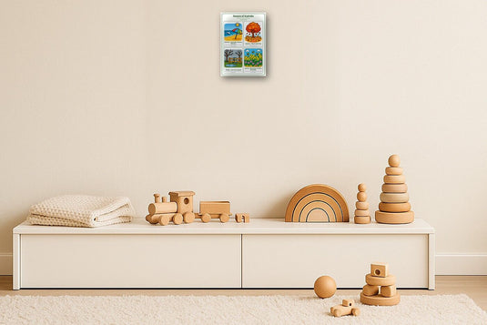 Seasons of Australia: A4 Matte Laminated Educational Poster Print - 210x297mm-2