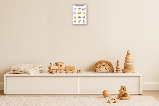 Space Rockets & Astronauts: A4 Matte Laminated Educational Poster Print - 210x297mm-2