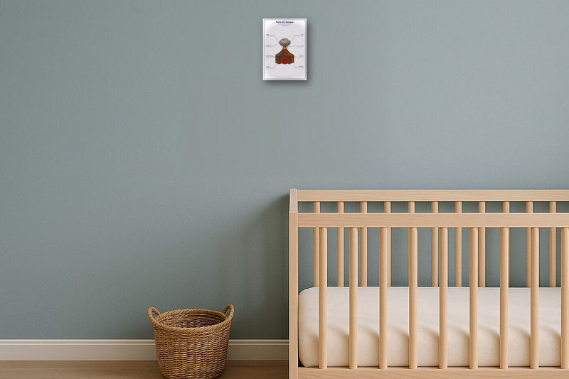 Load image into Gallery viewer, Parts of a Volcano: A4 Matte Laminated Educational Poster Print - 210x297mm-2
