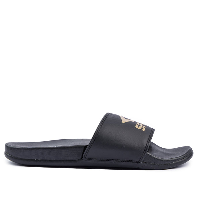 Laze Ladies Slide Black/Gold-0