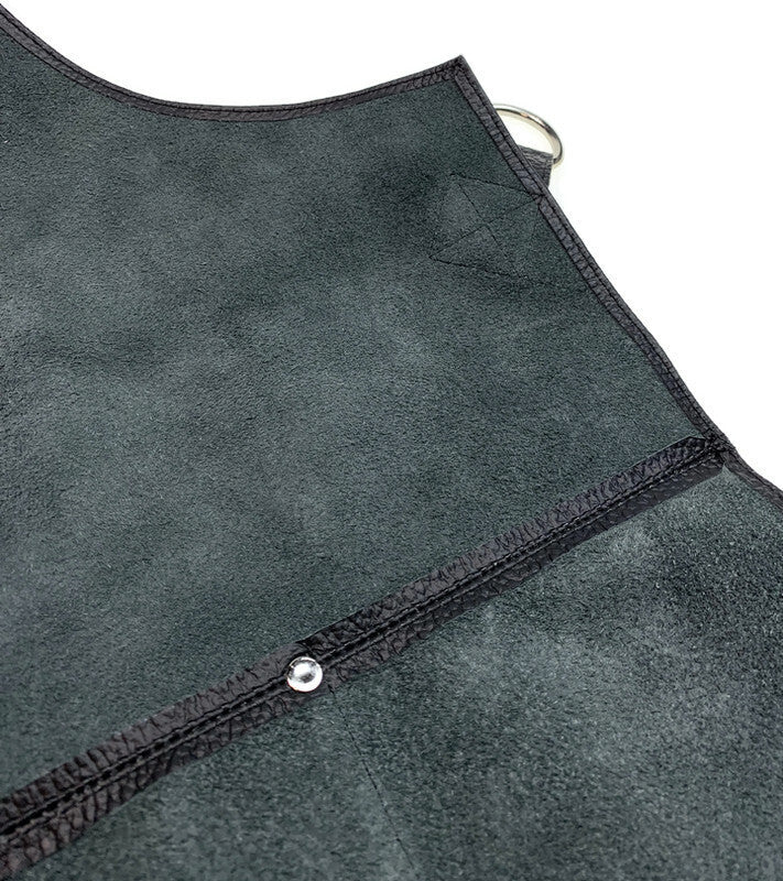 Load image into Gallery viewer, 2x BUFFALO LEATHER APRON Cooking Chef Hairdresser Waterproof Durable - Black-4
