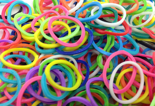 1200 LOOM BANDS Rubber Refill Kit DIY Magical Bracelet 48 S Clips 4 Hooks Bandz-0