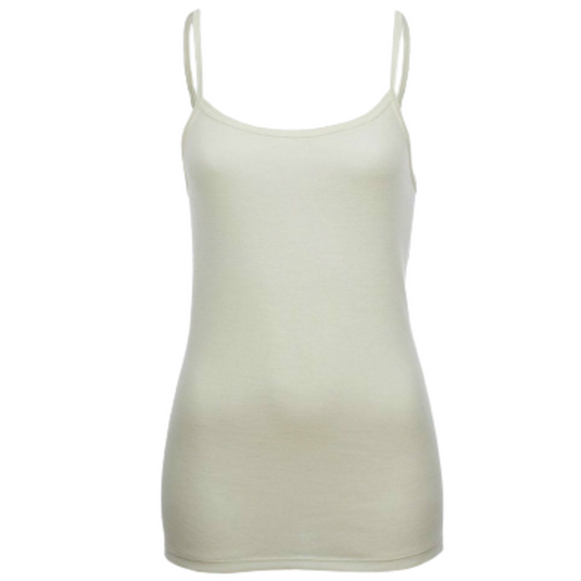 Ladies Pure Wool Thermal CAMISOLE Singlet Top Warm Winter Underwear Thermals-10