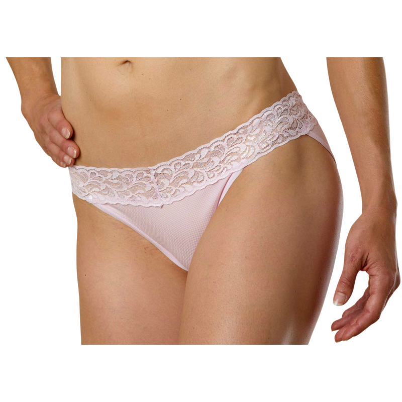 Load image into Gallery viewer, ExOfficio Give-N-Go Lacy Low Rise Bikini Underwear Panties - Light Grape - Large (Hip Size 42-44)-4
