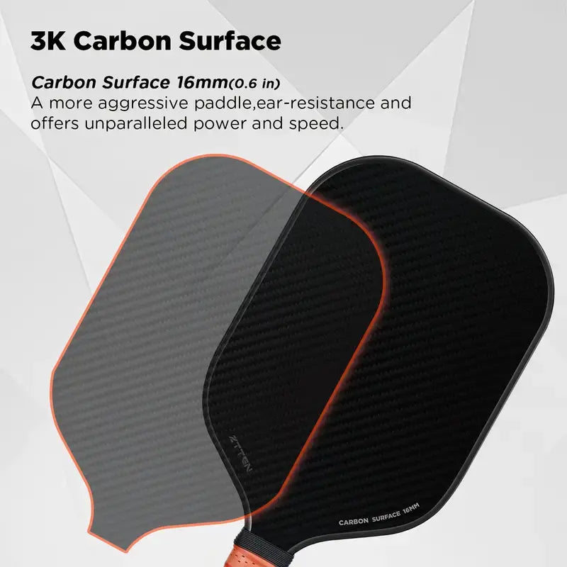 Load image into Gallery viewer, 3K Graphite Carbon Fiber Pickleball Paddles Pickle Ball Racket Racquet-3

