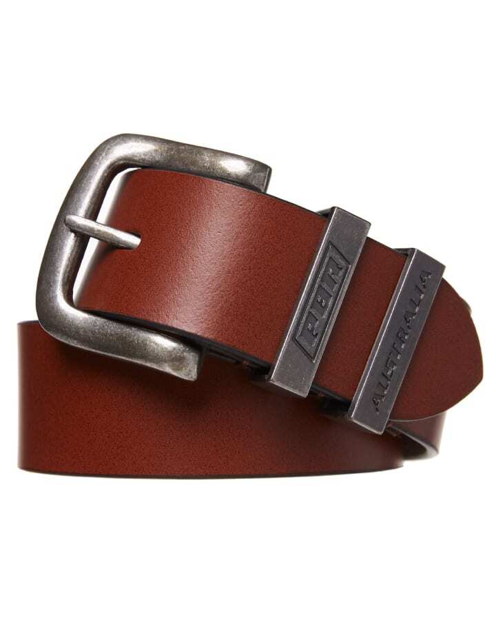 Load image into Gallery viewer, Mens Metal Loop Genuine Buffalo Leather Belt Dual Size - Brown-1

