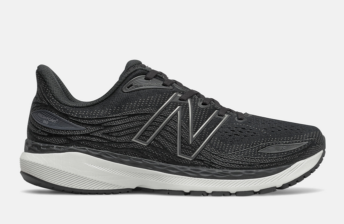 New Balance Mens Fresh Foam X 860 V12 Shoes Sneakers Runners - Black/White-0