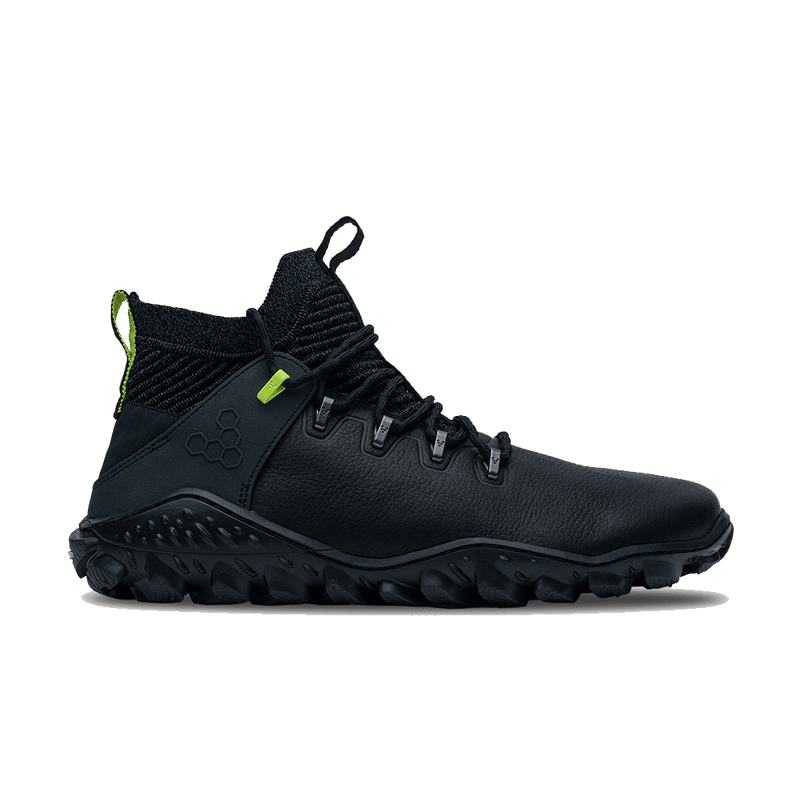 Load image into Gallery viewer, Vivobarefoot Magna Forest ESC Women's Barefoot Hiking Boot – Obsidian/Lime

