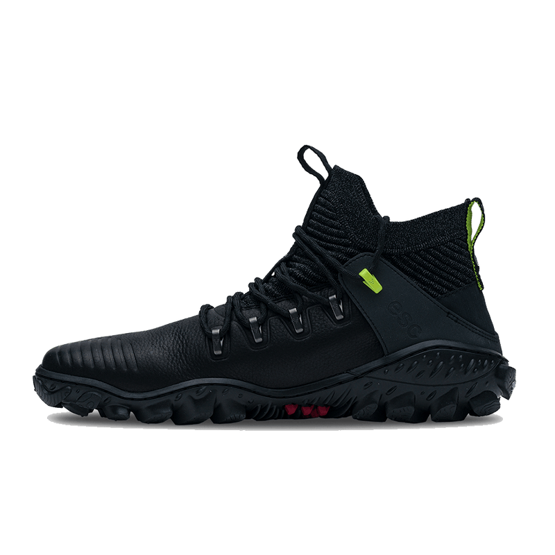 Load image into Gallery viewer, Vivobarefoot Magna Forest ESC Women's Barefoot Hiking Boot – Obsidian/Lime
