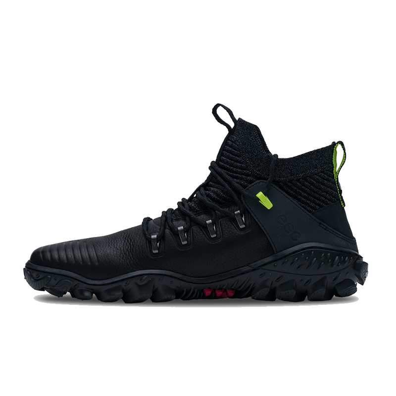 Load image into Gallery viewer, Vivobarefoot Magna Forest ESC Men's Barefoot Trail Shoe – Obsidian/Lime
