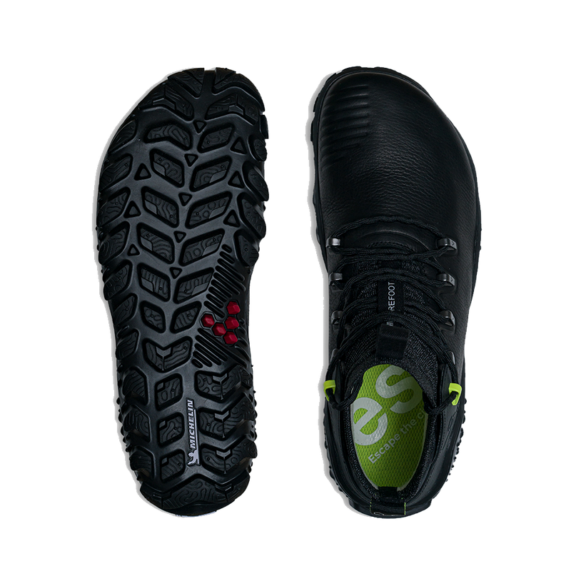 Load image into Gallery viewer, Vivobarefoot Magna Forest ESC Men's Barefoot Trail Shoe – Obsidian/Lime
