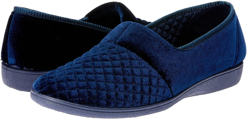 Load image into Gallery viewer, Grosby Marcy 2 Womens Slippers Slip On Indoor Outdoor Quilted Moccasins Shoes-15
