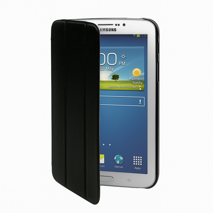 mBeat Samsung Galaxy Tab 3, 8 inch Ultra Slim Triple Fold Case Cover - Black-0