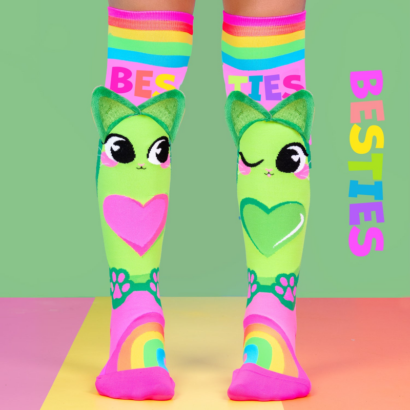 Load image into Gallery viewer, MADMIA Best Friend Love Socks (Kids &amp; Adults) Ages 6-99-3

