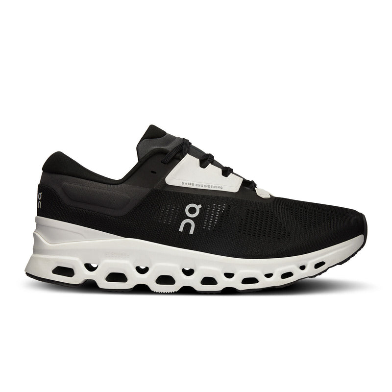 Load image into Gallery viewer, On Running Mens Cloudstratus 3 Sneakers Shoes in Black/Frost US 11.5-1
