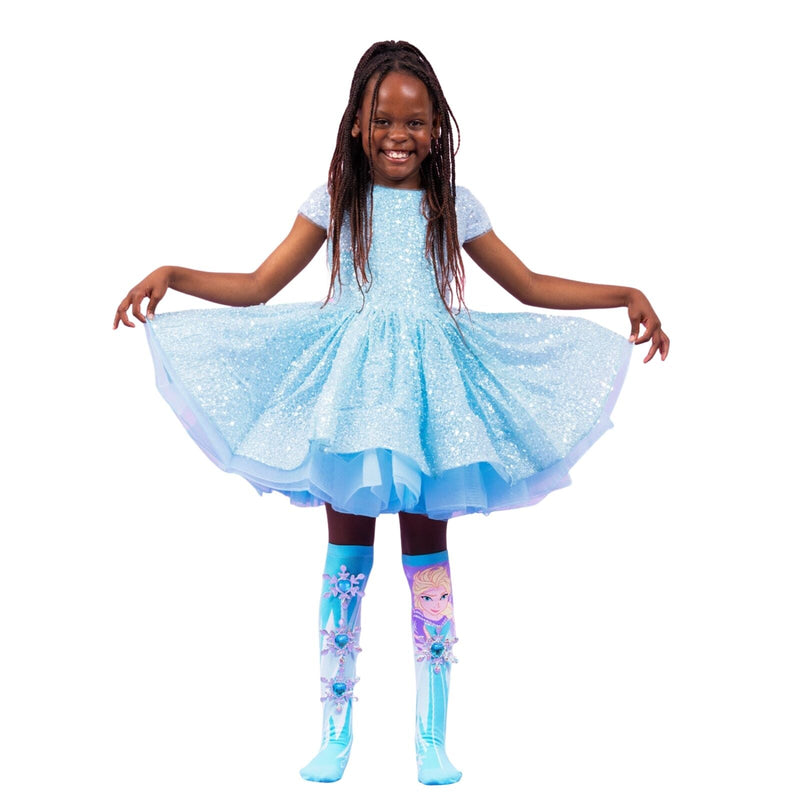 Load image into Gallery viewer, MADMIA Disney Frozen Knee High Girls Childrens Kids Socks One Size-1

