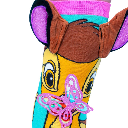MADMIA Disney Bambi Knee High Girls Childrens Kids Socks One Size-2