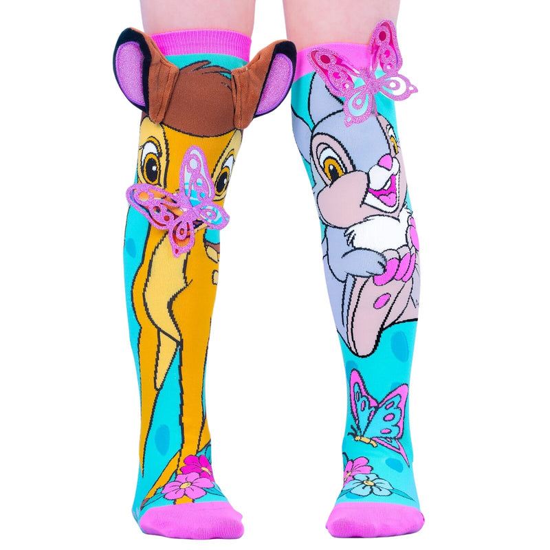 Load image into Gallery viewer, MADMIA Disney Bambi Knee High Girls Childrens Kids Socks One Size-0
