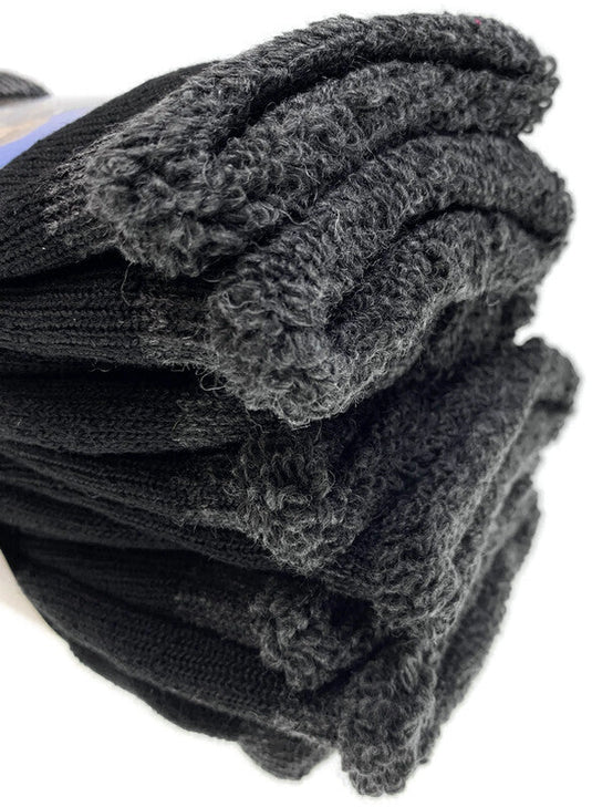 6 Pairs Heavy Duty Merino Wool Work Socks Extra Thick Cushion (Size 11-14)-2