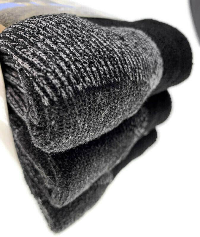 Load image into Gallery viewer, 3 Pairs Heavy Duty Merino Wool Work Crew Socks Extra Thick Cushion (Size 6-11)-3

