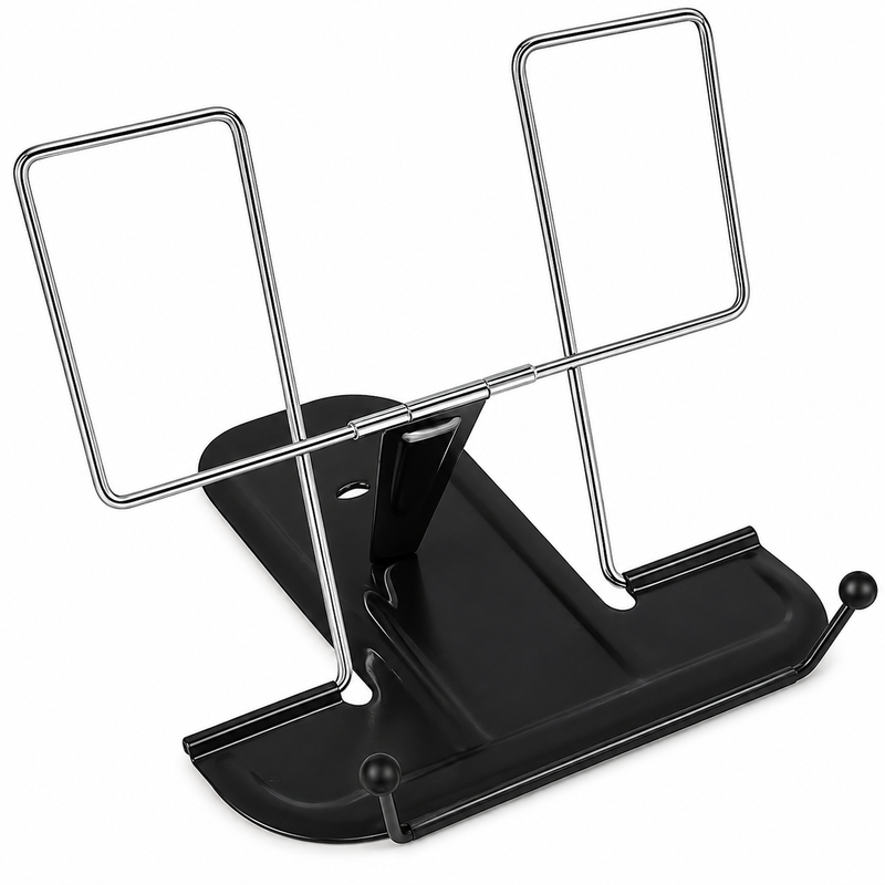 Load image into Gallery viewer, Metal Book Stand Desk Lectern in Black (230mm)-0
