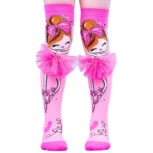 MADMIA Ballerina Socks Knee High Girls Childrens Kids Socks One Size-1