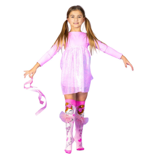 MADMIA Ballerina Socks Knee High Girls Childrens Kids Socks One Size-2