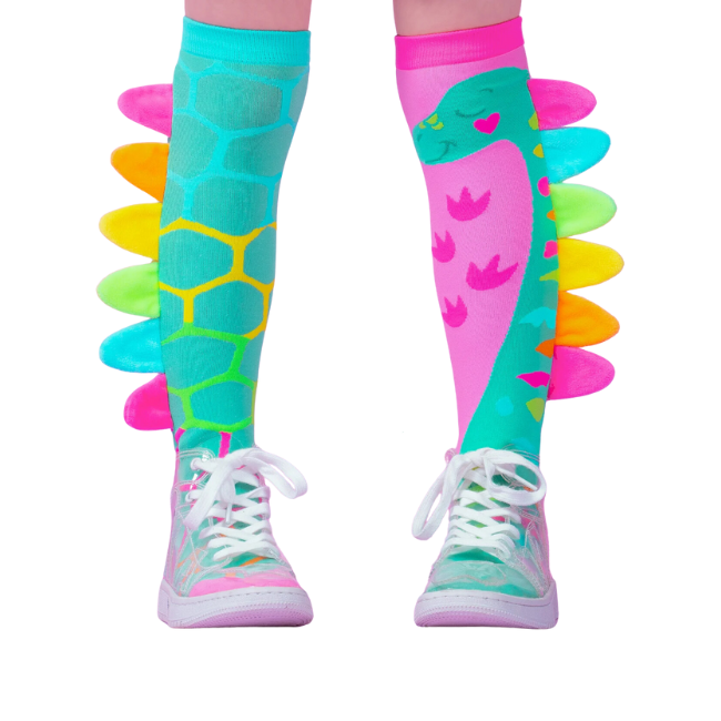 Load image into Gallery viewer, MADMIA Kids Childrens Roar Knee High Socks - Ages 6-99-1
