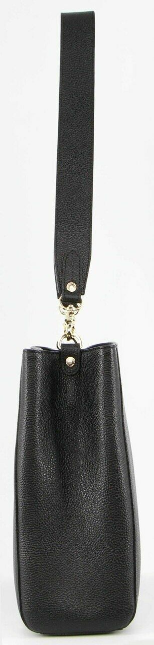 Morrissey Womens Italian Structured Leather Cross Body Bag Handbag Ladies - Black-2