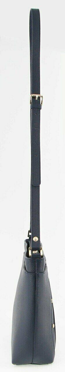 Load image into Gallery viewer, Morrissey Italian Womens Structured Leather Cross Body Handbag Bag Ladies - Navy-3
