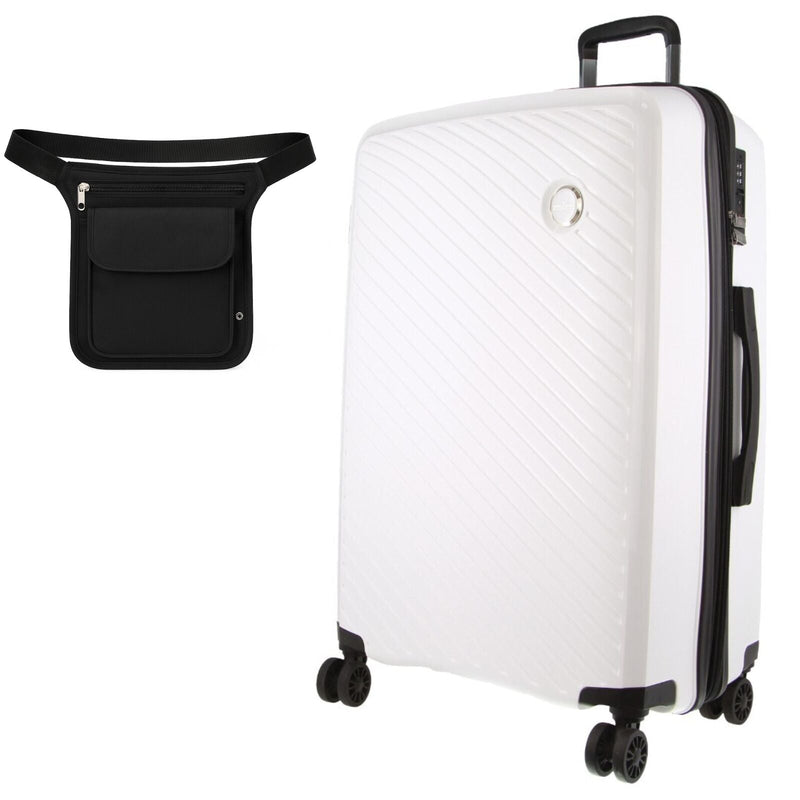 Load image into Gallery viewer, Pierre Cardin Inspired Milleni Luggage Bag Large in Blue + Milleni Waist Bag (2 Items)-0
