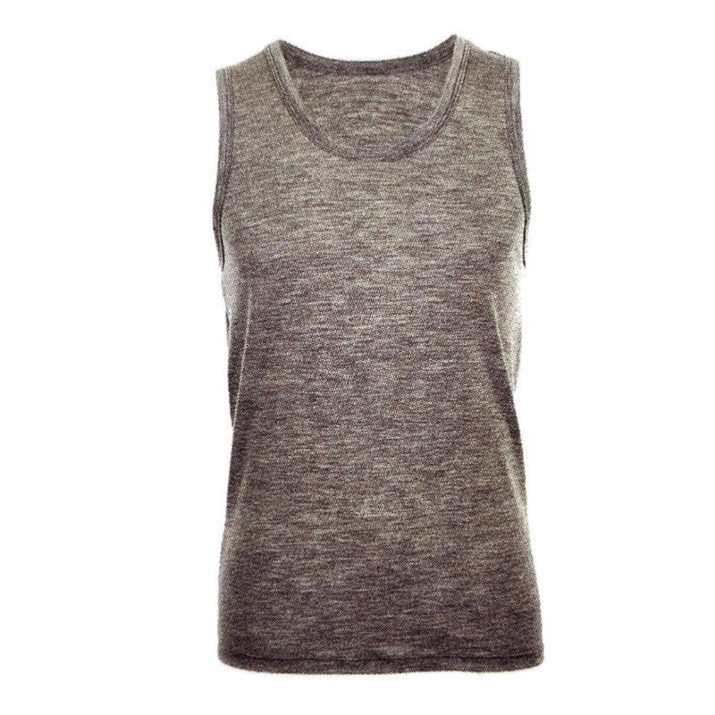 Load image into Gallery viewer, MERINO SKINS Mens Classic Round Neck Tank Singlet Thermal Top - Ceramic-0
