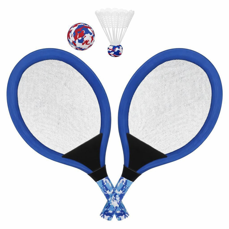 Load image into Gallery viewer, 2x Kids Beach Backyard Tennis Racquets Badminton Training Rackets - Assorted Colours-1
