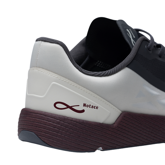 Notace Michi 1 Womens Grey/Burgundy-4