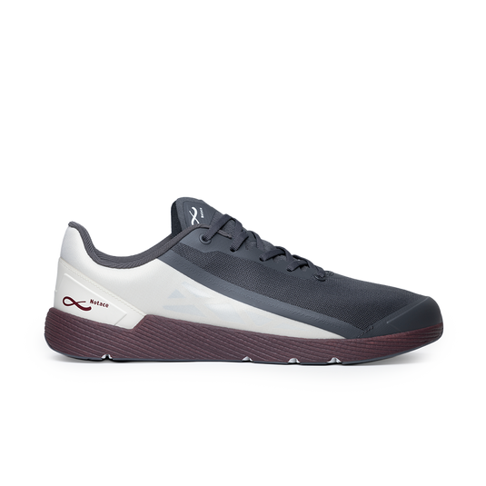 Notace Michi 1 Womens Grey/Burgundy-0