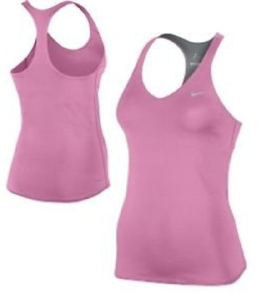 NIKE Womens Advantage Solid Dri Fit Tennis Tank Top Performance 604679-1