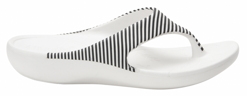 Load image into Gallery viewer, Alegria Womens Ode Flip Flop Thongs Summer Ultra-Lightweight Slip On - Stripes-1
