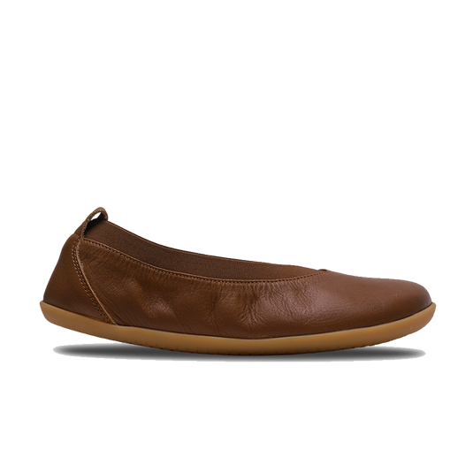 Vivobarefoot Opanka Ballerina Womens Tan-0