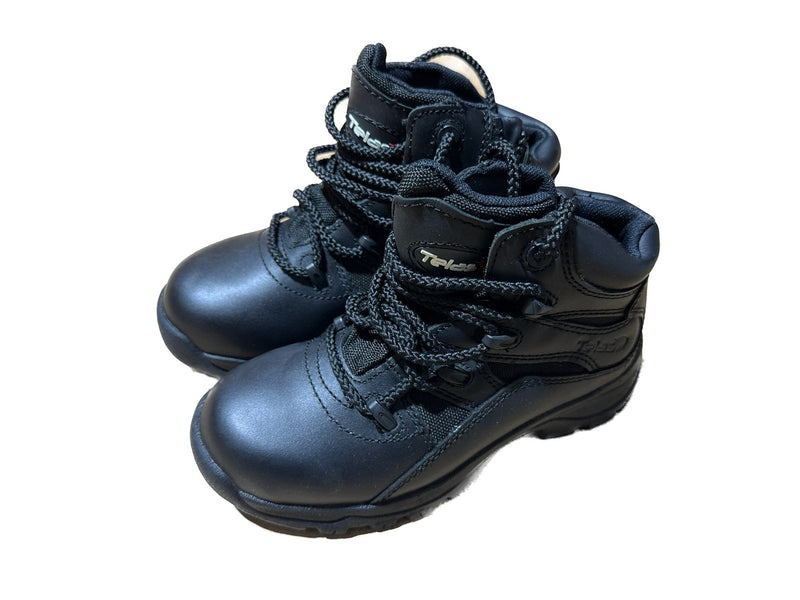 Load image into Gallery viewer, Telas Ankle Cut Leather Combat w Side Zip Boots Shoes EEE - Black-1
