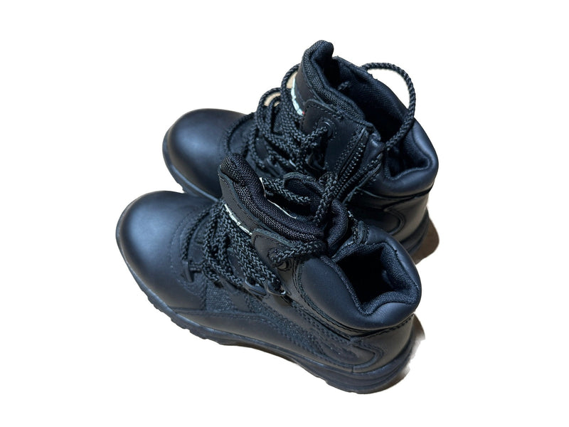 Load image into Gallery viewer, Telas Ankle Cut Leather Combat w Side Zip Boots Shoes EEE - Black-2
