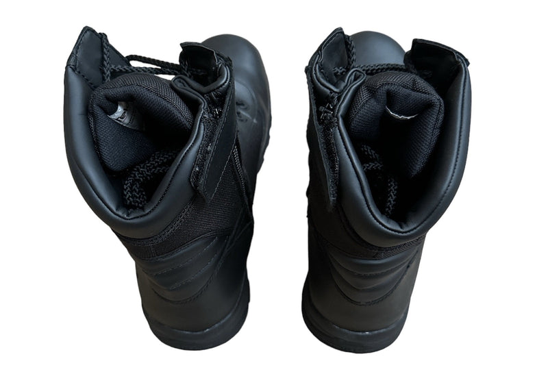 Load image into Gallery viewer, Telas Leather Combat w Side Zip Boots E Tactical Police Military Cadet - Black-3
