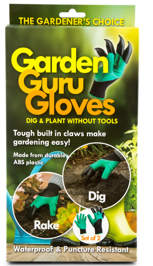 Garden Guru Waterproof and Puncture Resistant Gloves w Claws Digging-1
