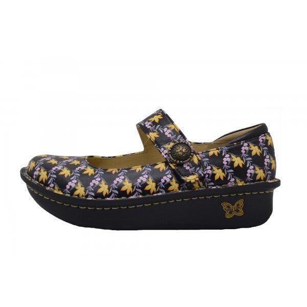 Load image into Gallery viewer, Alegria Paloma Nursing Shoes Slip On Work Hawaiian - Aloha Black-3
