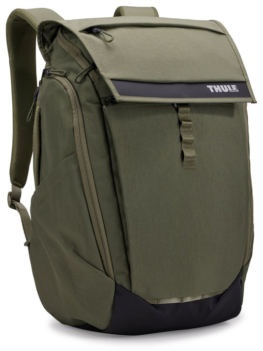 THULE Paramount 27L Water-Resistant Backpack w/ 16" Laptop Compartment in Soft Green-1