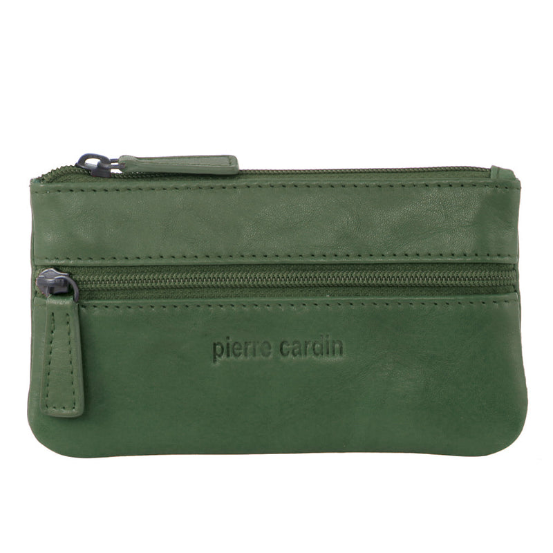 Load image into Gallery viewer, Pierre Cardin Ladies Womens Genuine Leather RFID Coin Purse Wallet - Grape Leaf-1
