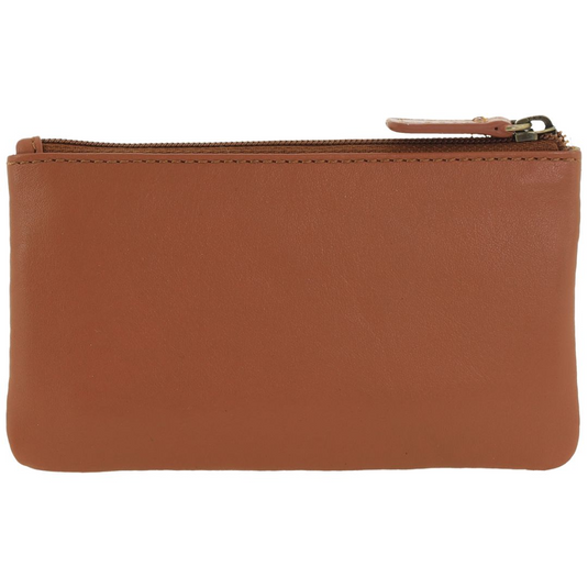 Pierre Cardin Ladies Womens Genuine Leather RFID Coin Purse Wallets - Tan-2