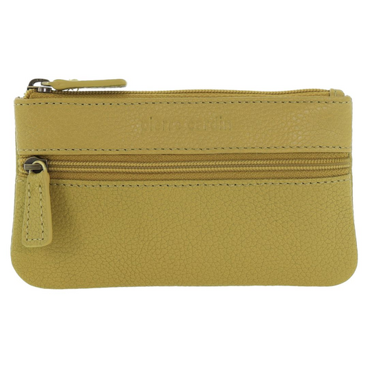Pierre Cardin Ladies Womens Genuine Leather RFID Coin Purse Wallets - Yellow-1