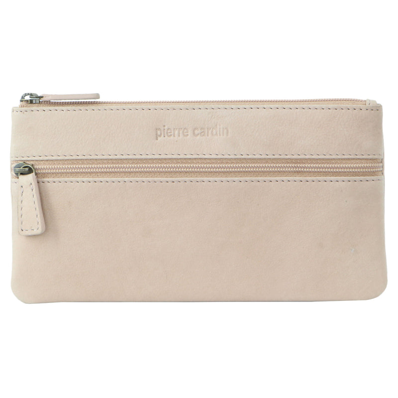 Load image into Gallery viewer, Pierre Cardin Ladies Womens Genuine Soft Leather Wallet Purse - Light Pink-1
